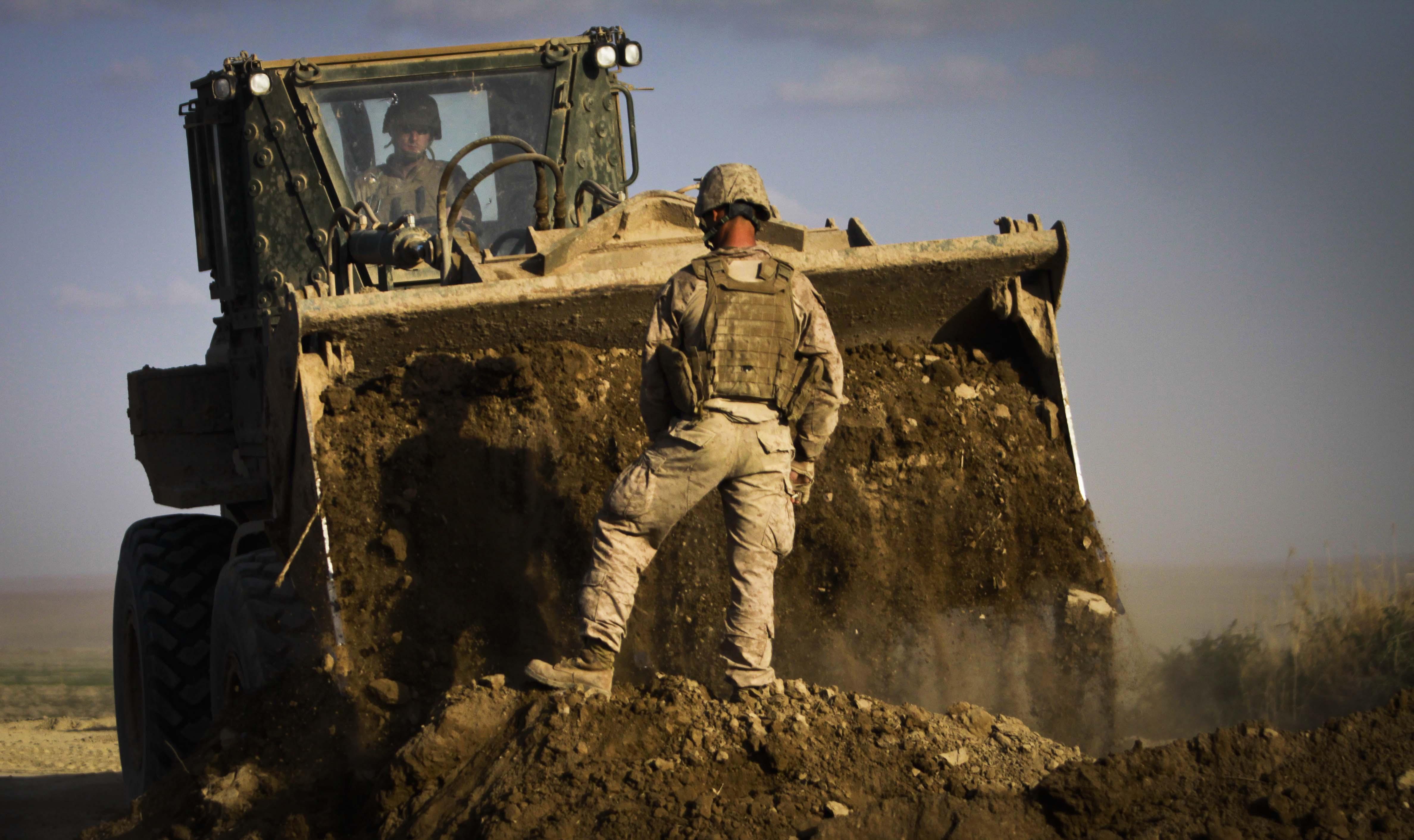 Heavy Equipment Operator Training Troops to Truckers